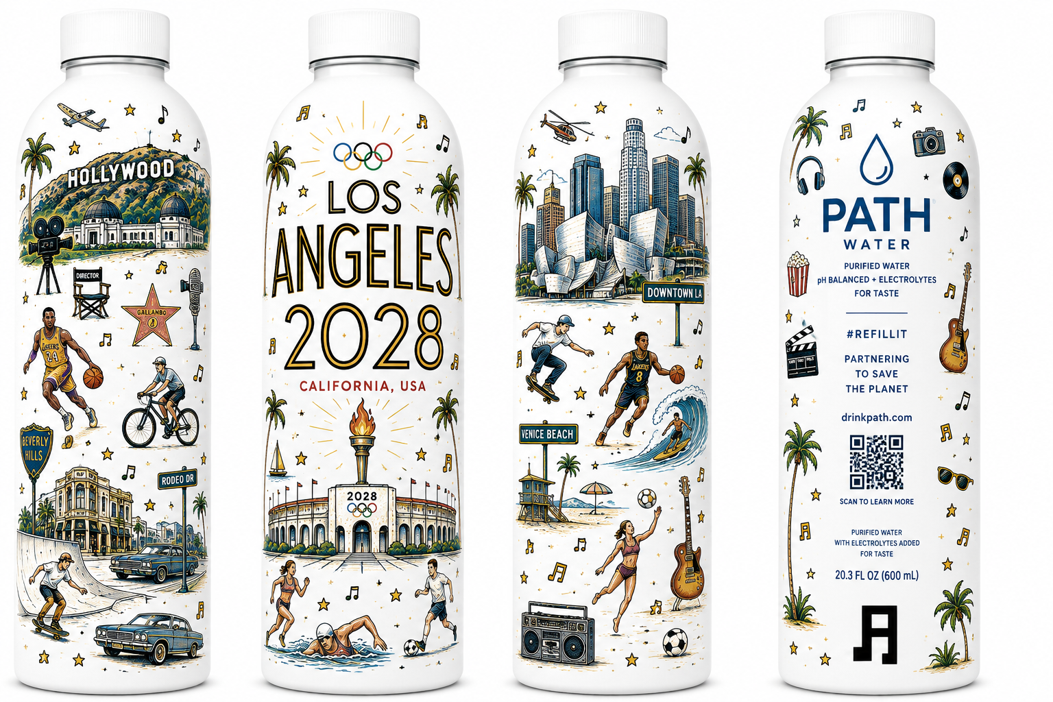 Path Water × Gallambo — LA 2028 Olympics 4-Pack